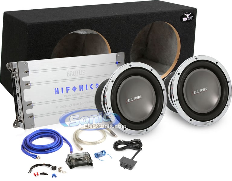 2600W Complete Hifonics + Eclipse Bass Package Image 1