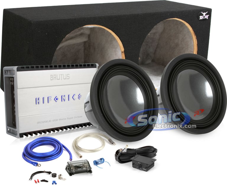 3600W Complete Hifonics + Alpine Bass Package Image 1