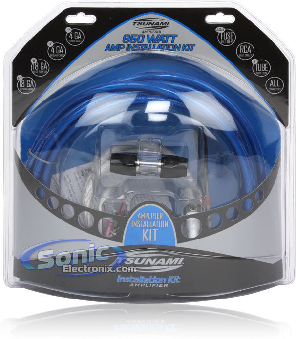 Crunch P1 1000.4 + Amplifier Kit Image 14