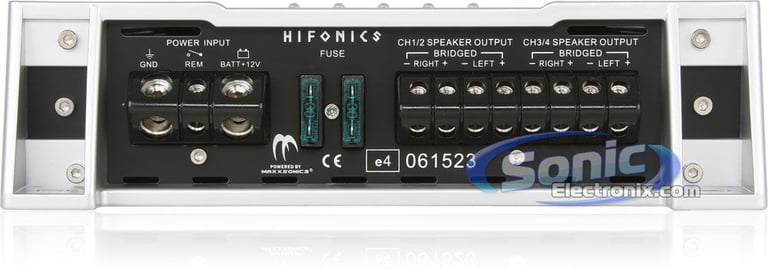 Hifonics HFi100.4 + Amplifier Kit Image 4