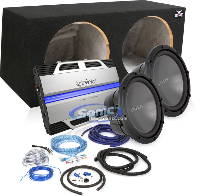 2400W Complete Infinity + Kenwood Bass Package Image 1