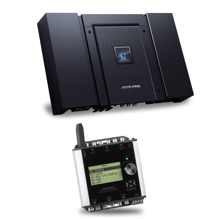 Alpine HDA-V90 with 15 Band Parametric EQ Digital Signal Processor Image 1