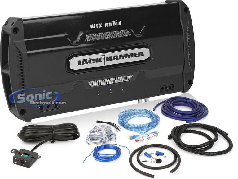 MTX Audio JackHammer JH1200 + Amplifier Kit Image 1