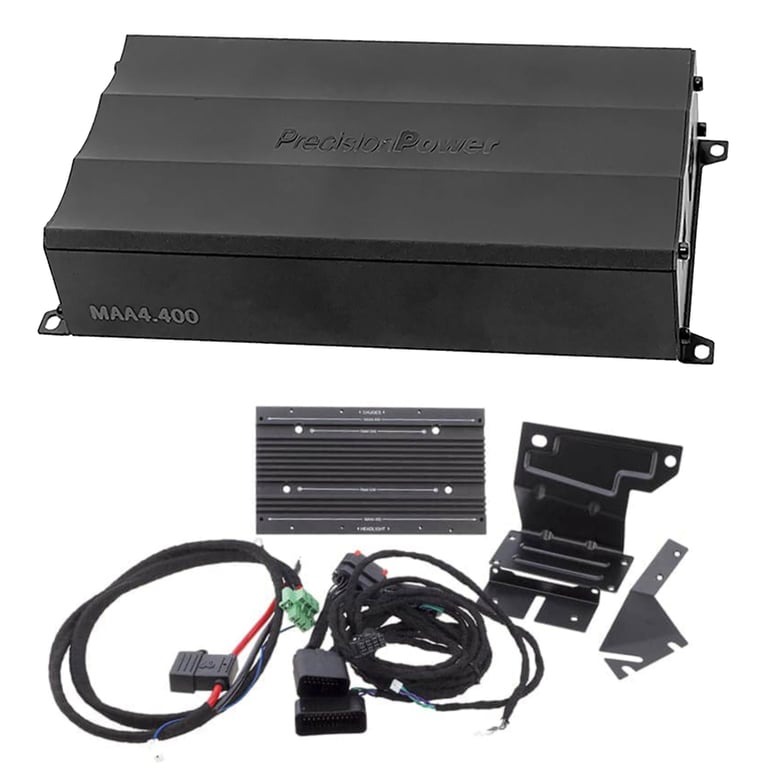 Precision Power MAA4.400 with Amp Bracket and Wiring Kit Image 1