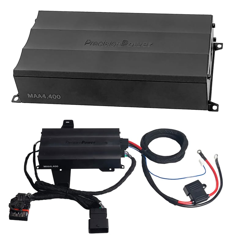 Precision Power MAA4.400 with Amp Bracket and Wiring Kit Image 1