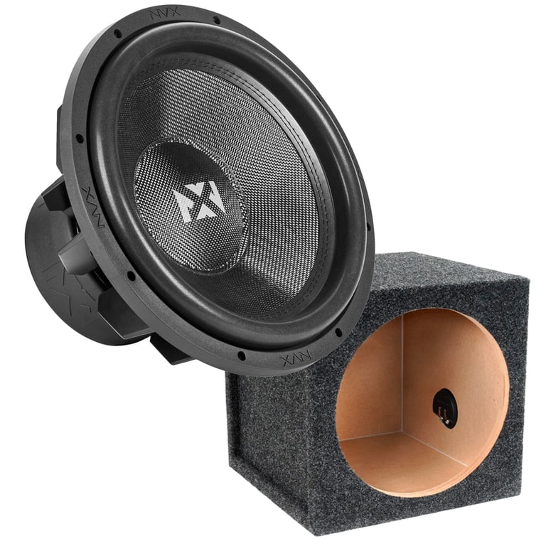 NVX VCW152v3 with Sealed Subwoofer Enclosure Image 1