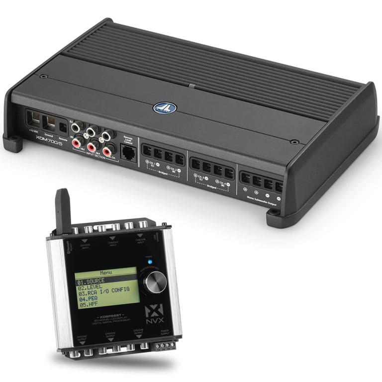 JL Audio XDM700/5 with 15 Band Parametric EQ Digital Signal Processor Image 1