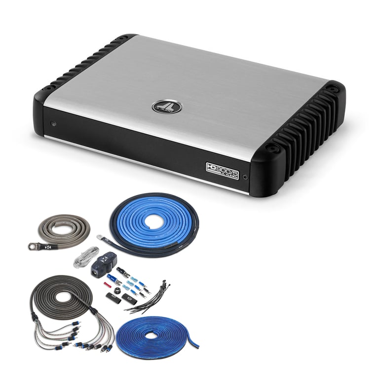 JL Audio HD900/5 with Amplifier Wiring Kit Image 1