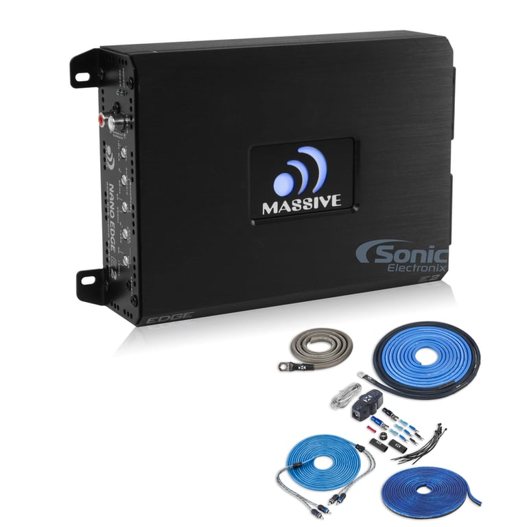 Massive Audio E2 + Free Premium NVX  XKIT42 Amp Kit Image 1