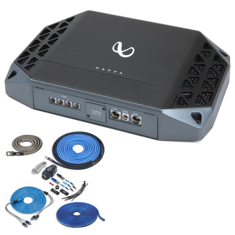 Infinity Kappa One 6 with Amplifier Wiring Kit Image 1