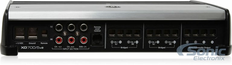 JL Audio XD700/5v2 with Amplifier Wiring Kit Image 6
