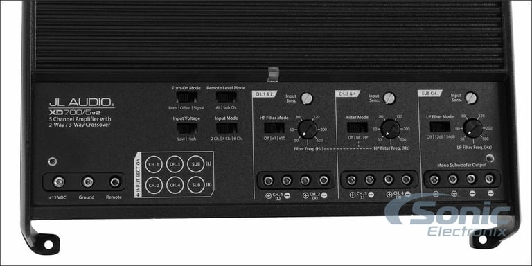 JL Audio XD700/5v2 with Amplifier Wiring Kit Image 5