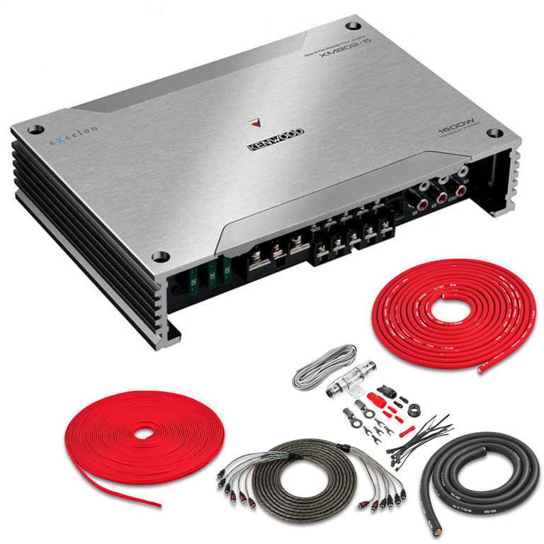 Kenwood eXcelon XM802-5 with Amplifier Wiring Kit Image 1