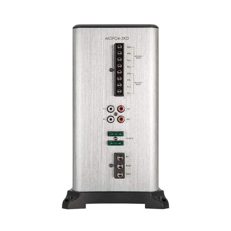 Power Acoustik MOFO4-3KD with Amplifier Wiring Kit Image 5