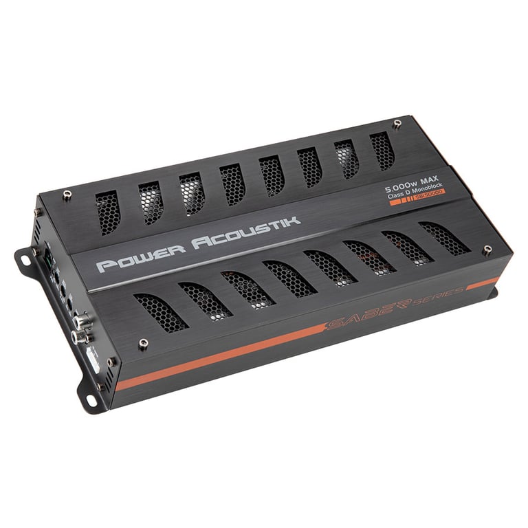 Power Acoustik SB1.5000D with Amplifier Wiring Kit Image 2