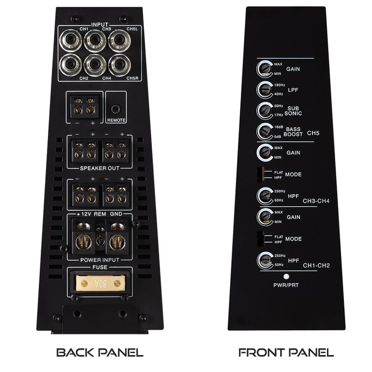 Precision Power PC1000.5D with Amplifier Wiring Kit Image 3