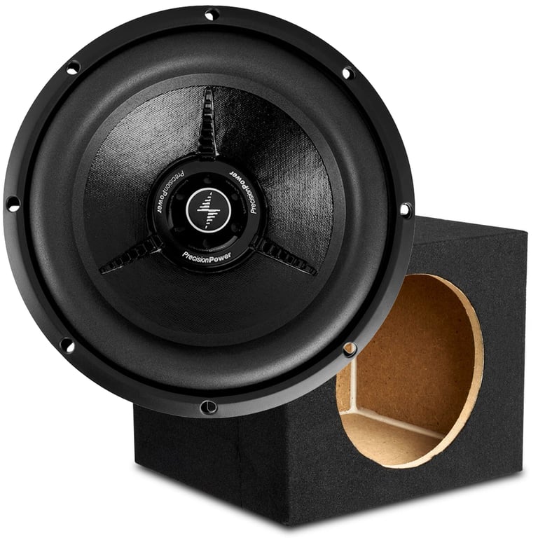 Precision Power AW-10D2 with Sealed Subwoofer Enclosure Image 1