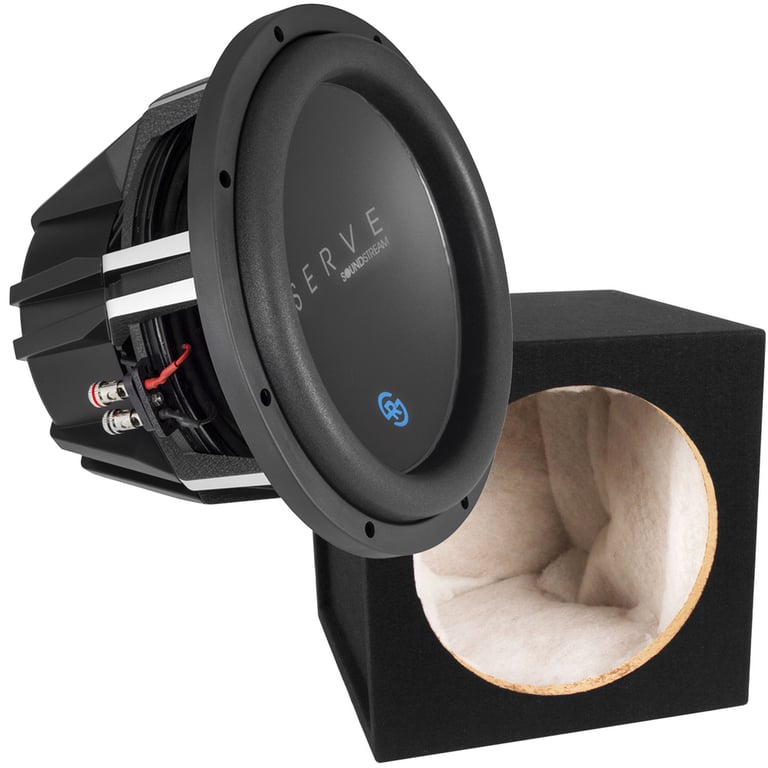 Soundstream RSW-122 with Sealed Subwoofer Enclosure Image 1