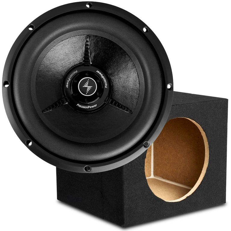 Precision Power AW-10D4 with Sealed Subwoofer Enclosure Image 1