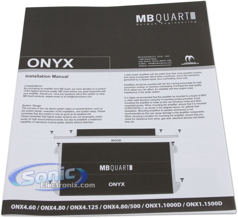 1800W Complete MB Quart + Kicker Bass Package Image 7