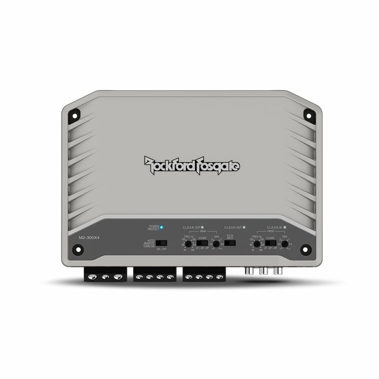 Rockford Fosgate M2-300X4 with Amplifier Wiring Kit Image 8