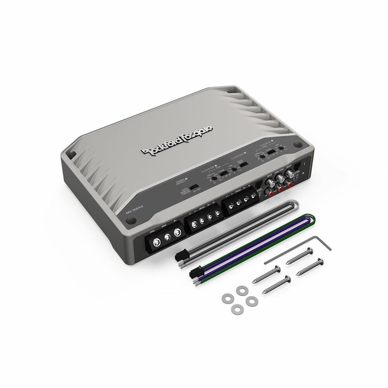 Rockford Fosgate M2-300X4 with Amplifier Wiring Kit Image 11