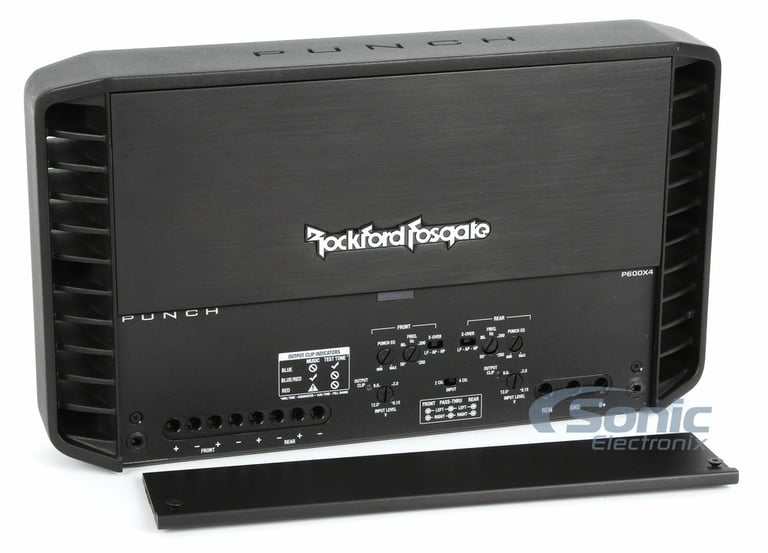 Rockford Fosgate Punch P600X4 with Amplifier Wiring Kit Image 9