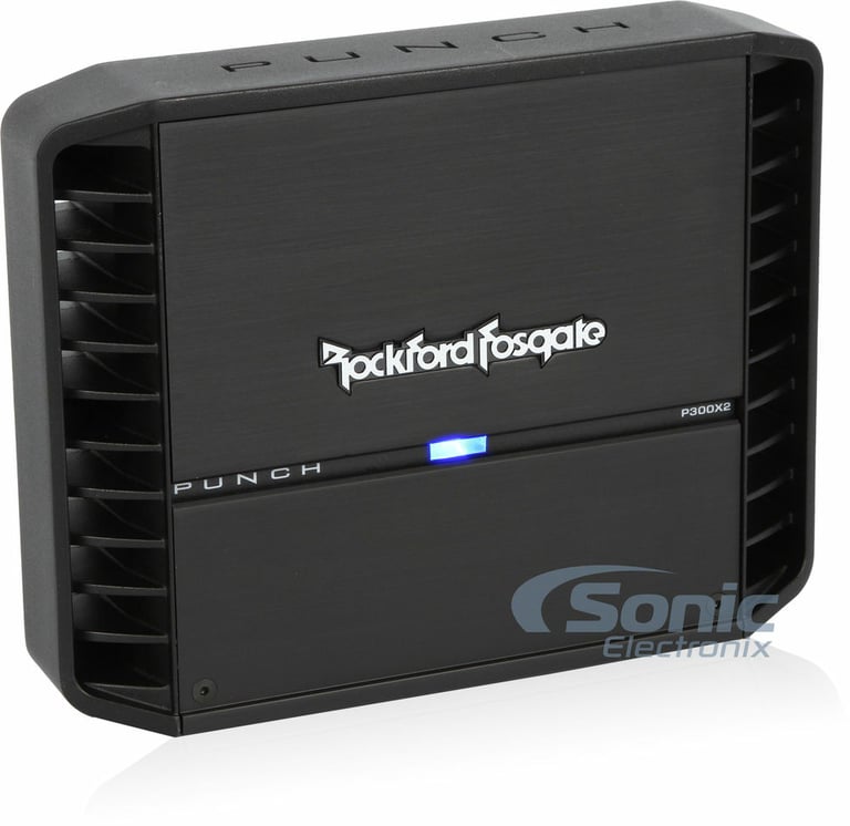 Rockford Fosgate Punch P300X2 with Amplifier Wiring Kit Image 8