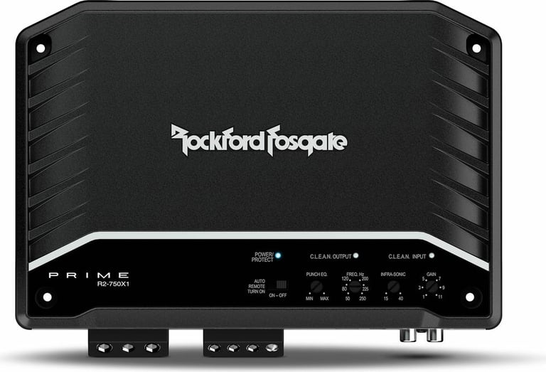 Rockford Fosgate R2-750X1 with Amplifier Wiring Kit Image 8