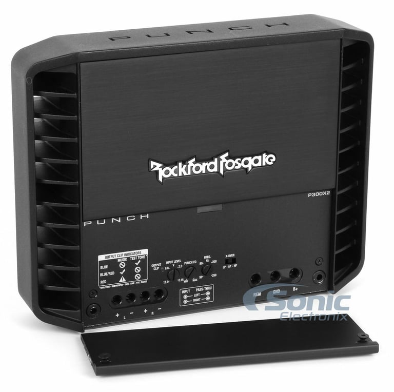 Rockford Fosgate Punch P300X2 with Amplifier Wiring Kit Image 9