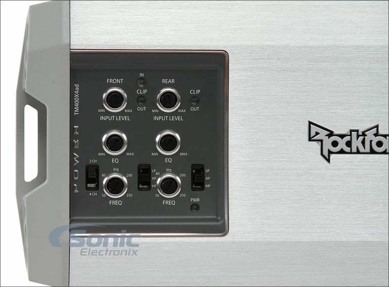 Rockford Fosgate Power TM400X4ad with Amplifier Wiring Kit Image 10