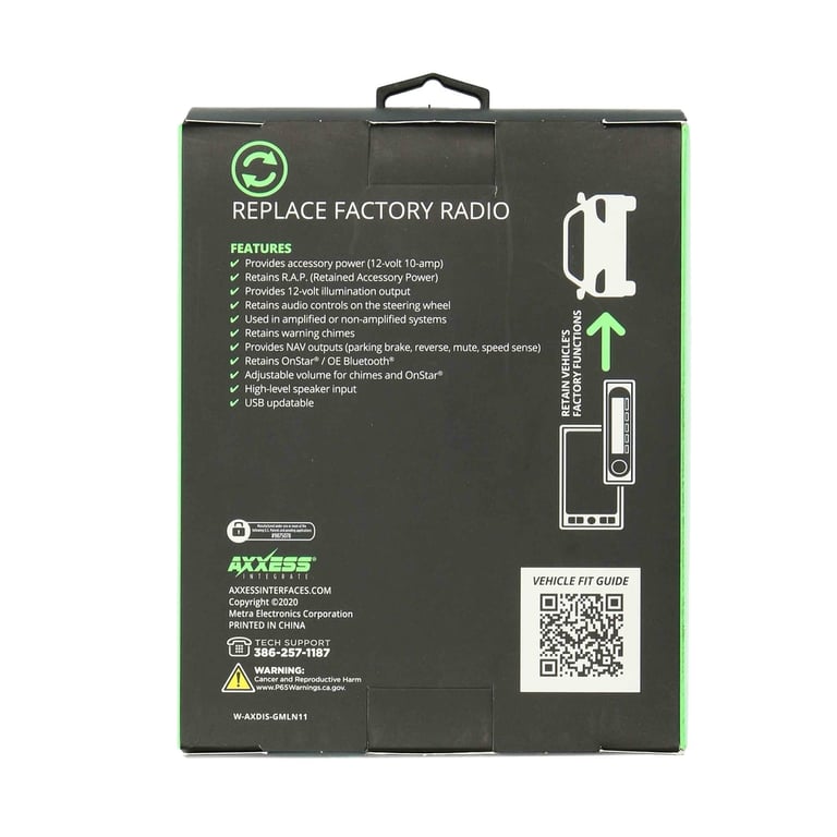 Axxess AXDIS-GMLN11 Wiring Interface Image 3