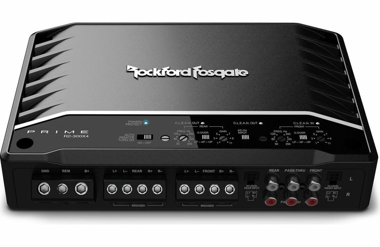 Rockford Fosgate R2-300X4 with Amplifier Wiring Kit Image 10