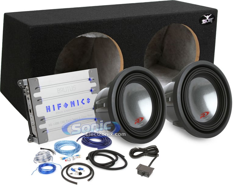 3600W Complete Hifonics R/B + Alpine Bass Package Image 1