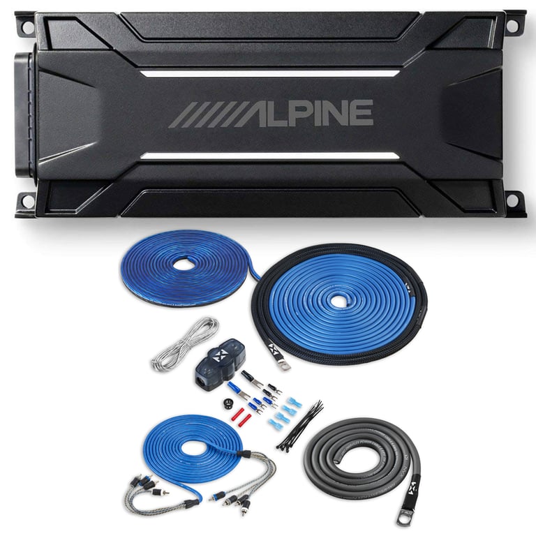 Alpine KTA-30FW with NVX 8 Gauge Amp Kit Image 1