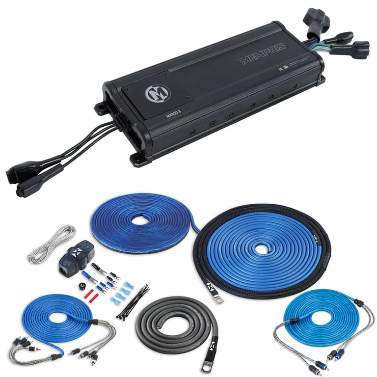 Memphis MX600.6 with Amplifier Wiring Kit Image 1