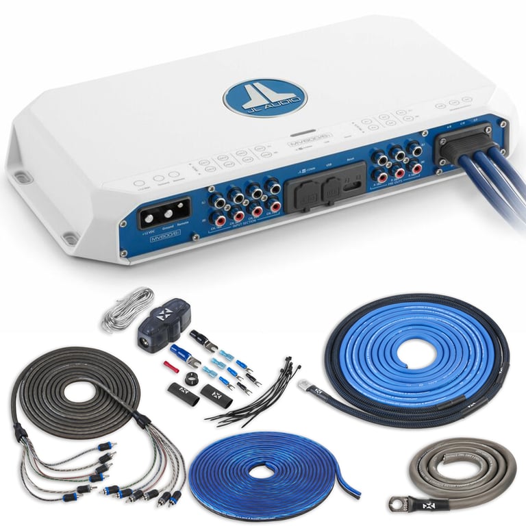JL Audio MV600/6i with Amplifier Wiring Kit Image 1