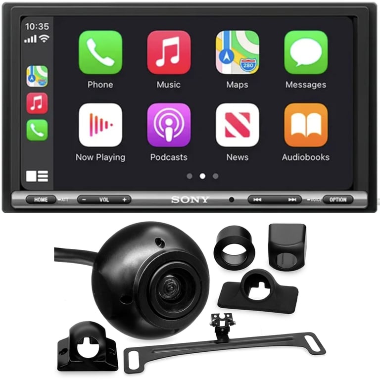 Sony XAV-AX3200 with 5-in-1 Backup Camera Image 1