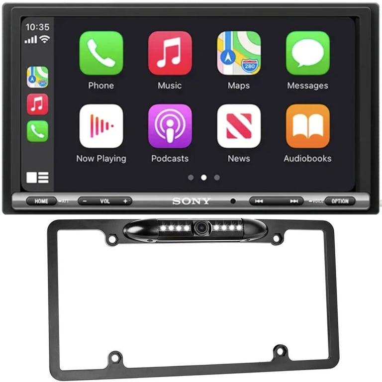 Sony XAV-AX3200 with License Plate Camera Image 1