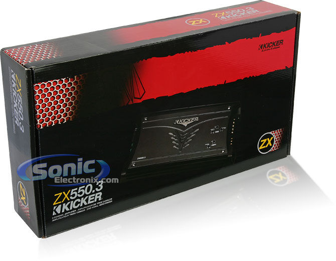 Kicker 08ZX550.3 (ZX550.3) + Amplifier Kit Image 7