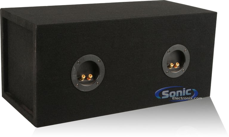 8KTM - Dual 8" Square Hole / Solo-Baric Sealed Enclosure (SOLOD8) Image 2