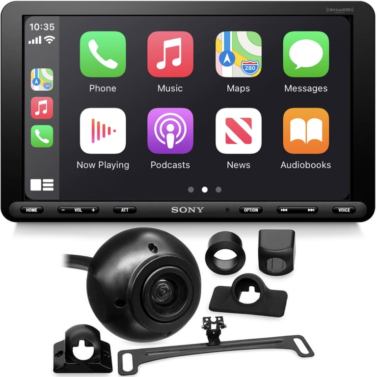 Sony XAV-AX8100 with 5-in-1 Backup Camera Image 1
