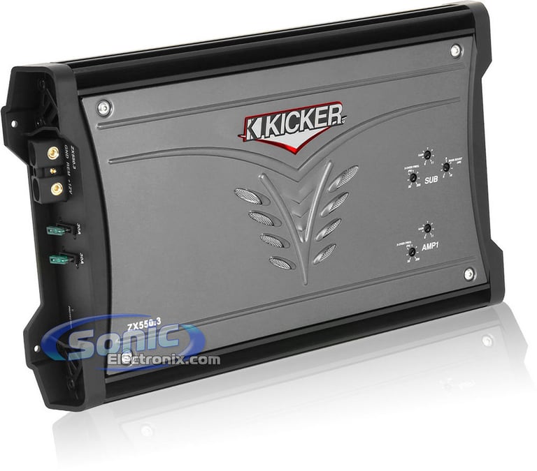 Kicker 08ZX550.3 (ZX550.3) + Amplifier Kit Image 2