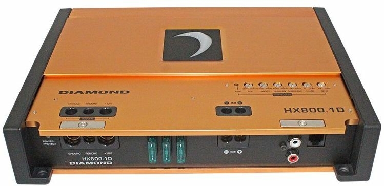Diamond Audio HX800.1D with 4 Gauge Amplifier Wiring Kit Image 3