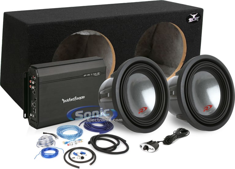 3600W Complete Rockford Fosgate + Alpine Bass Package Image 1