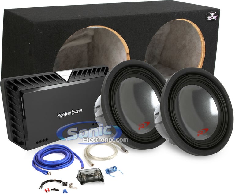 3600W Complete Rockford Fosgate + Alpine Bass Package Image 1