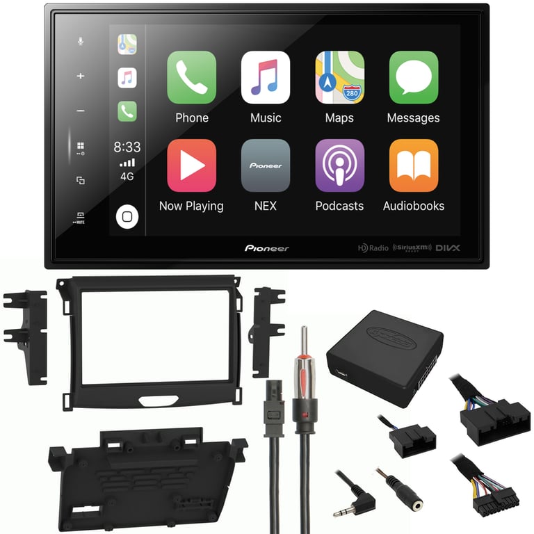 Pioneer DMH-C5500NEX Package for 2019-Up Ford Ranger Image 1
