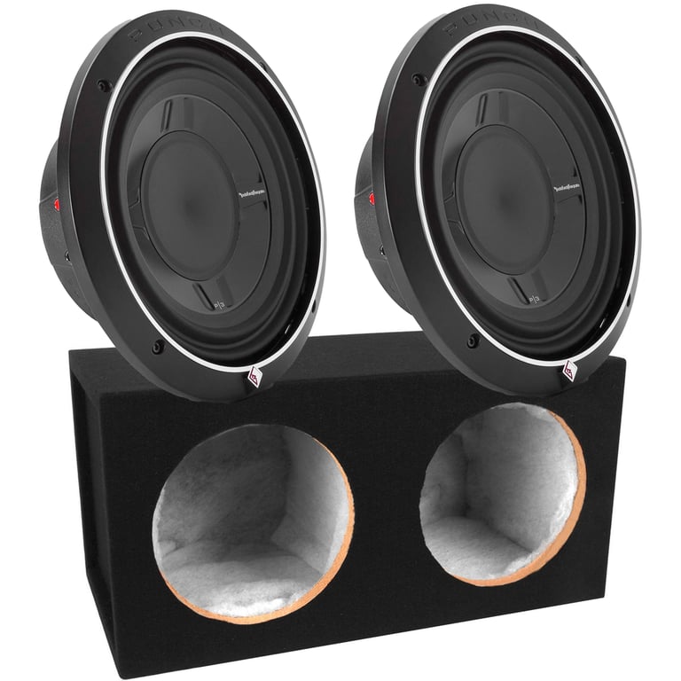 (2) Rockford Fosgate P3SD2-10 Subwoofers with Sealed Dual Enclosure Image 1