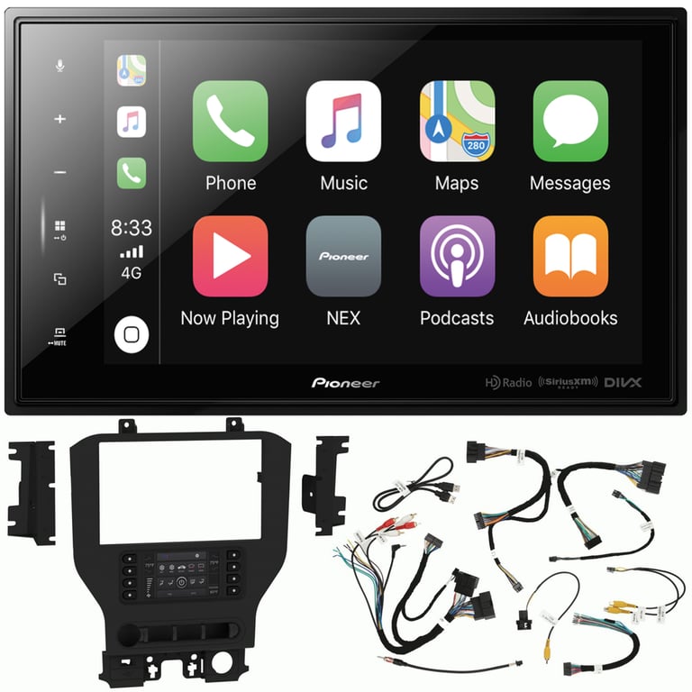 Pioneer DMH-C5500NEX Package for 2015-Up Ford Mustang (w/ 4.2in screen) Image 1