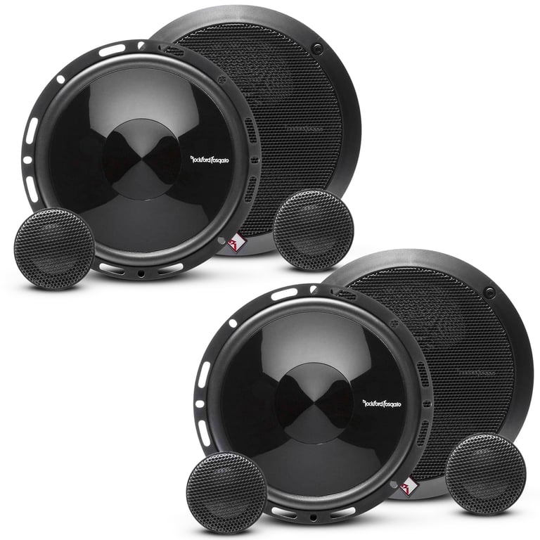 2 sets New Rockford Fosgate P165-SI 6.5" 240W 2-Way Car Component Speaker System Image 1
